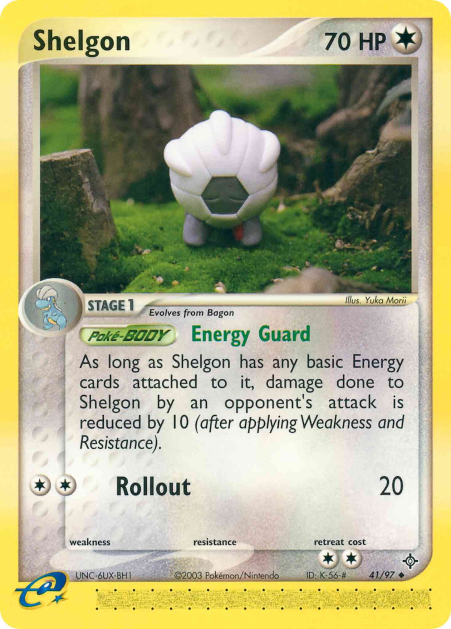 Shelgon - 41/97 - Uncommon [ex3-41] [Reverse Holo]