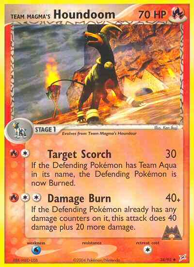 Team Magma's Houndoom - 34/95 - Uncommon [ex4-34] [Reverse Holo]
