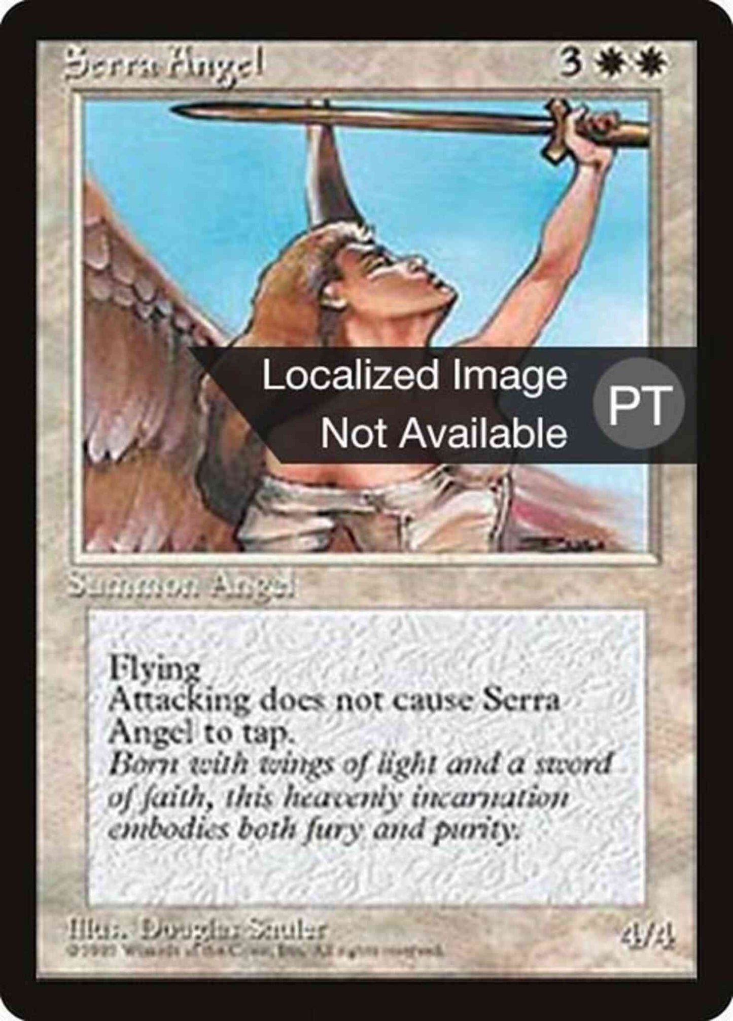 Serra Angel - Portuguese [50] [Fourth Edition Black Border: Portuguese] [Non-Foil]