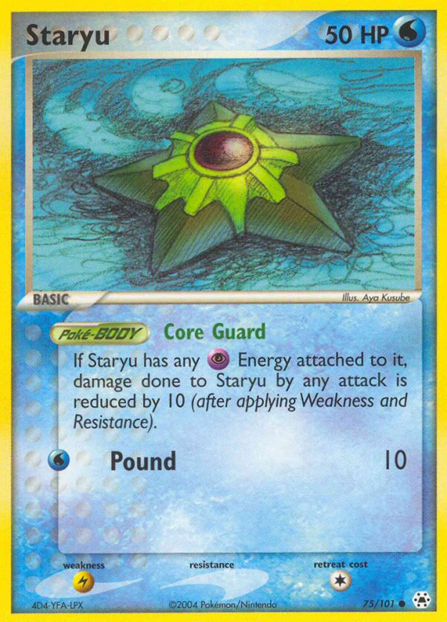 Staryu - 75/101 - Common [ex5-75] [Reverse Holo]