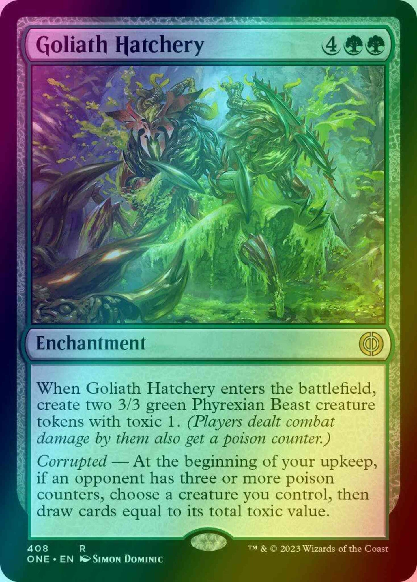 Goliath Hatchery [408] [Jumpstart Exclusive] [Phyrexia: All Will Be One] [Foil]