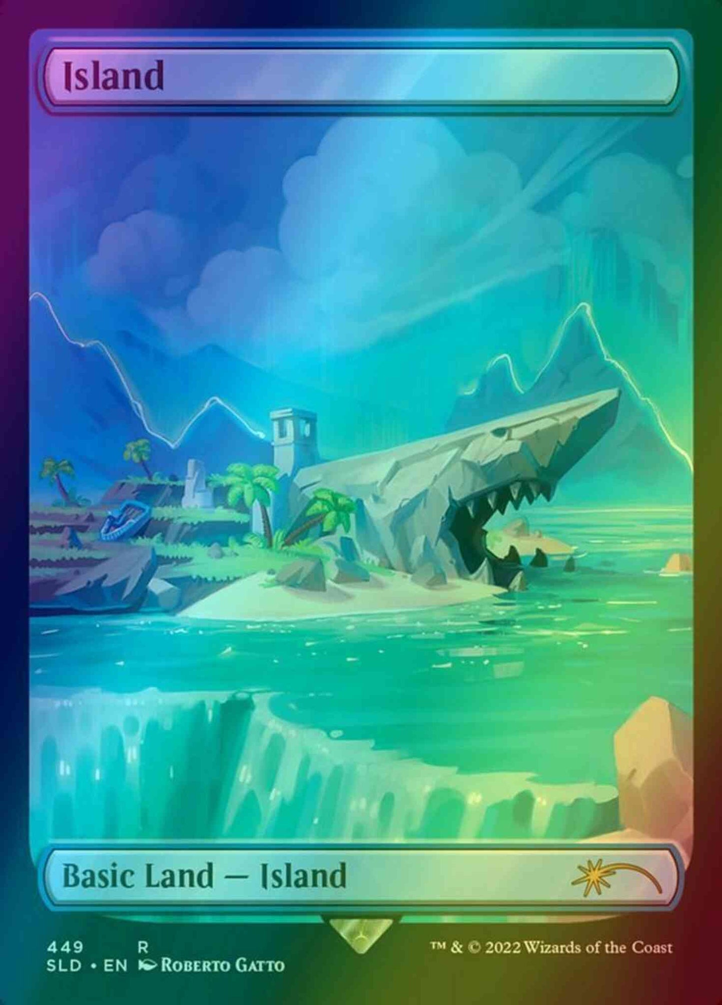 Island [0449] [Full Art] [Fortnite: Landmarks] [Secret Lair Drop] [Foil]