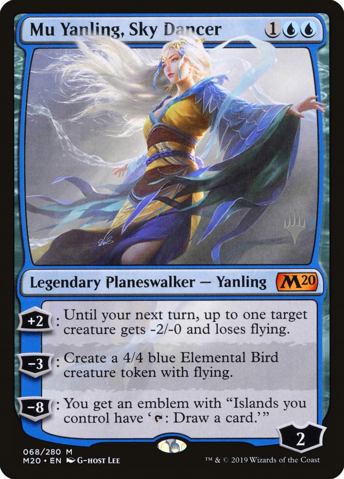 Mu Yanling, Sky Dancer [68p] [Promo Pack] [Core Set 2020 Promos] [Non-Foil]