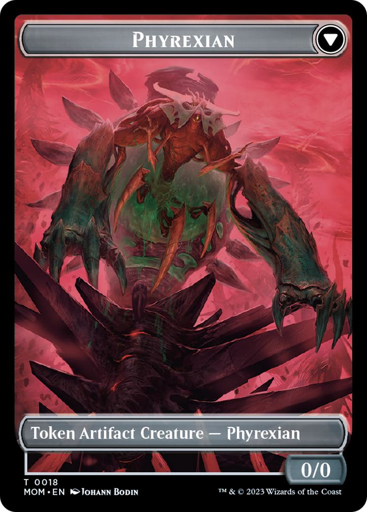 Incubator Token (18) // Phyrexian Token (18) [18] [March of the Machine: Tokens] [Non-Foil]