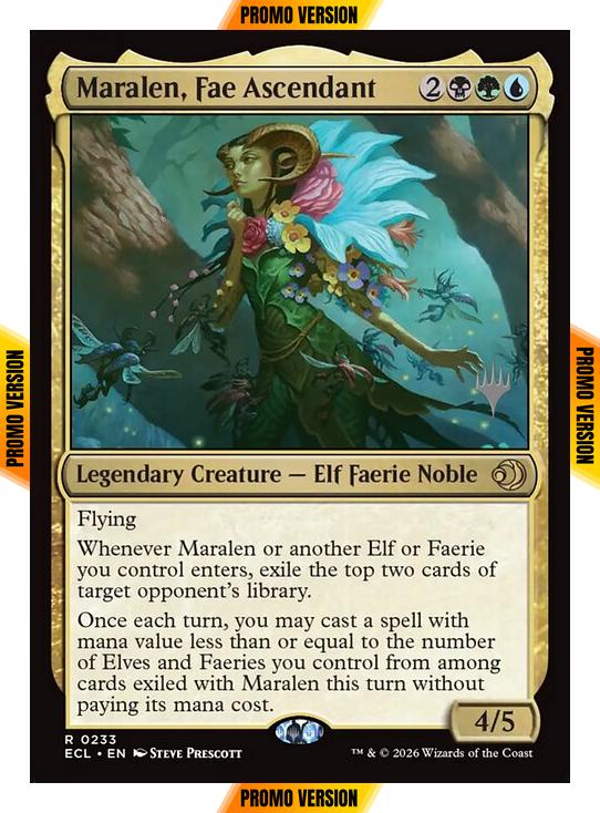 Maralen, Fae Ascendant [233p] [Promo Pack] [Lorwyn Eclipsed: Promos] [Non-Foil]