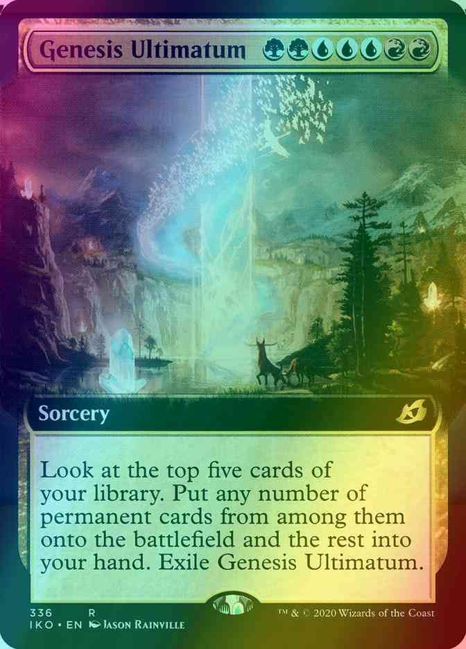 Genesis Ultimatum [336] [Extended Art] [Ikoria: Lair of Behemoths] [Foil]