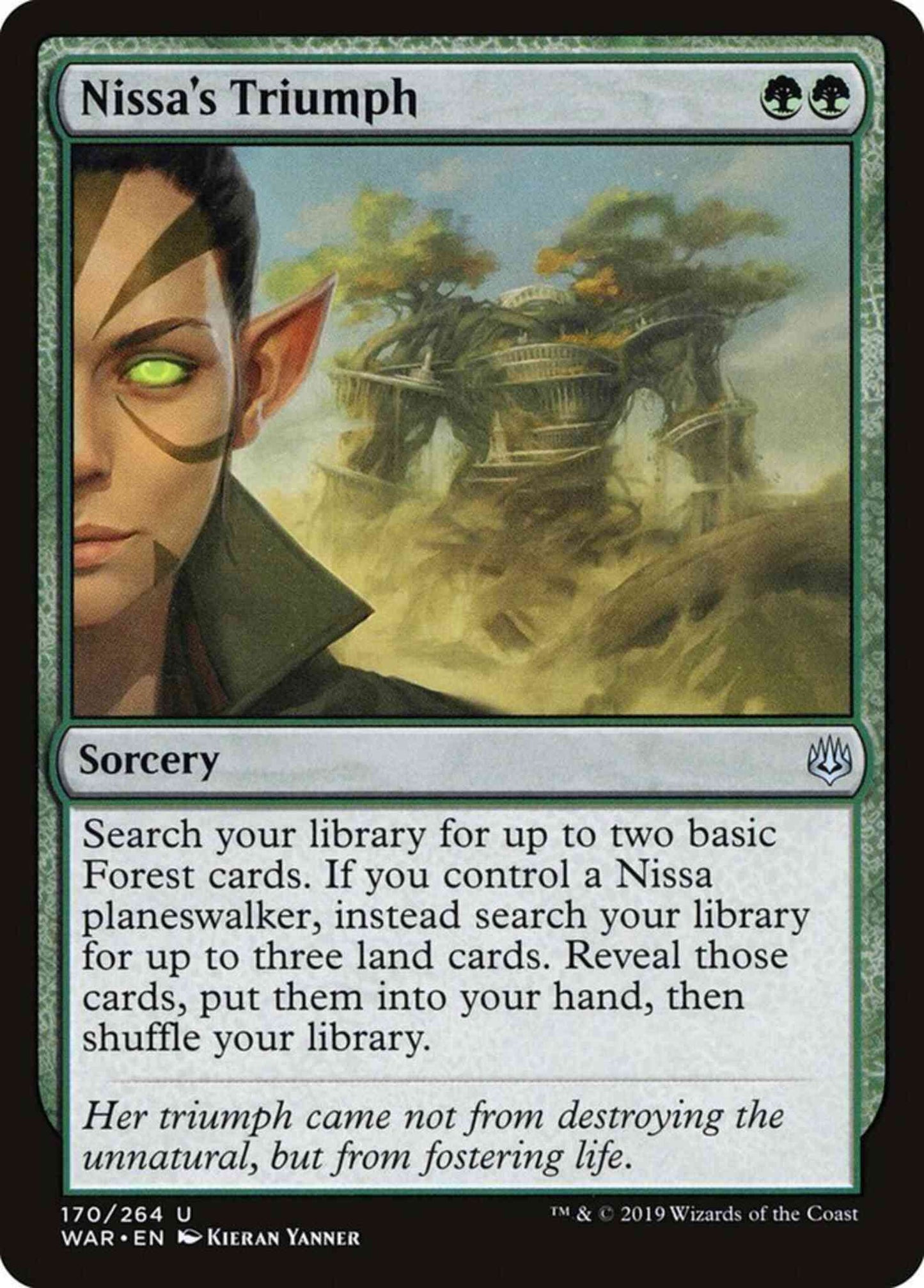 Nissa's Triumph [170] [War of the Spark] [Non-Foil]
