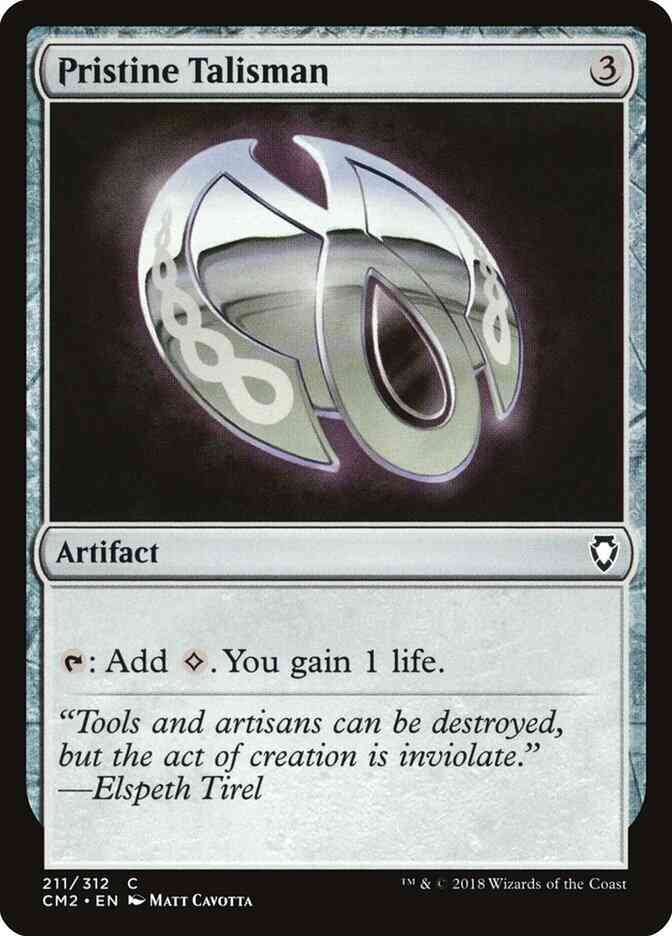 Pristine Talisman [211] [Commander Anthology Volume II] [Non-Foil]