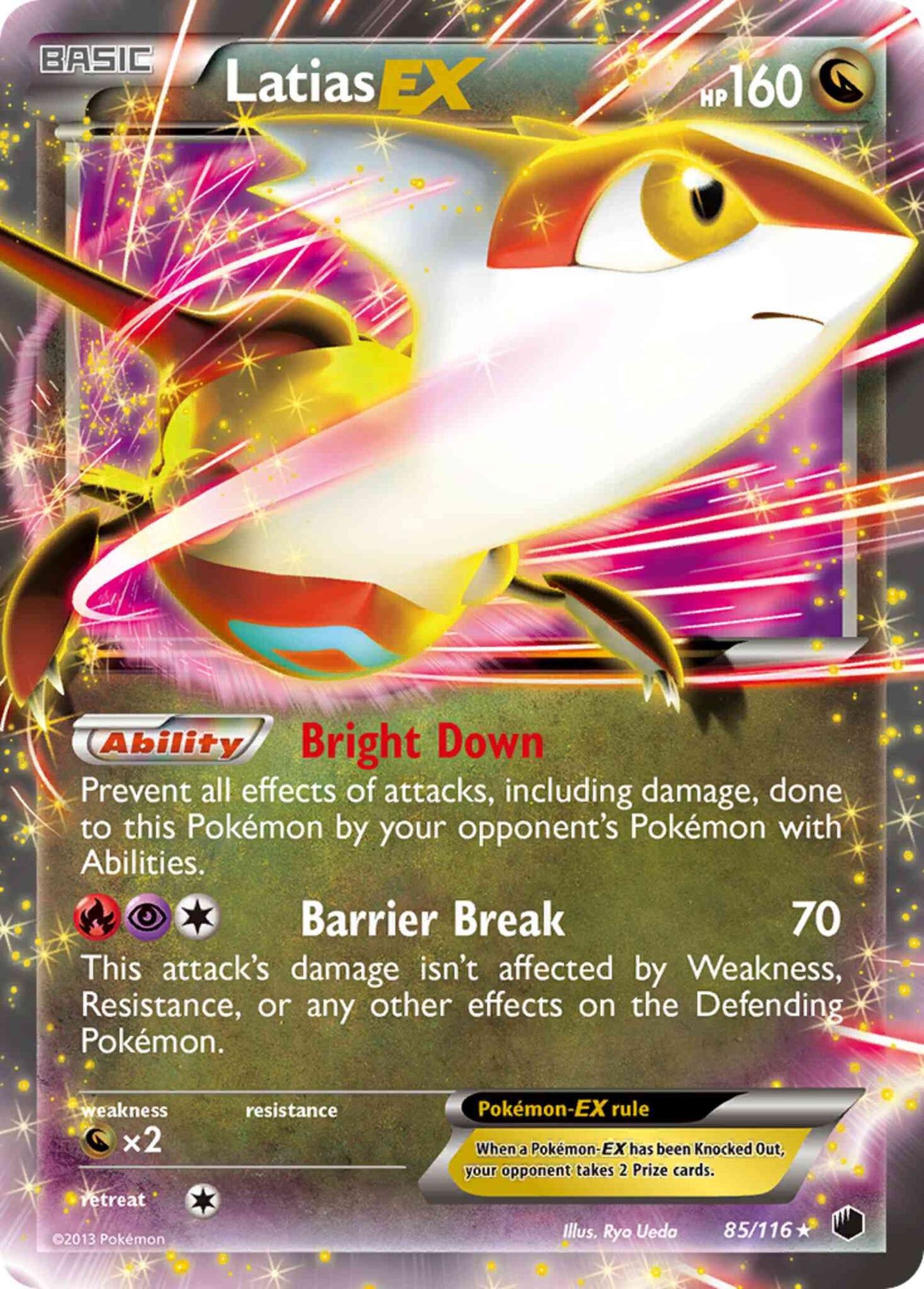 Latias-EX - 85/116 - Rare Holo EX [bw9-85] [Ultra]