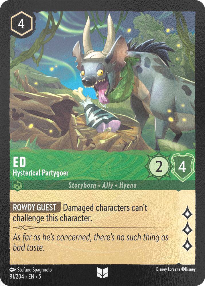 Ed - Hysterical Partygoer - 81/204 [Shimmering Skies] [Cold Foil]