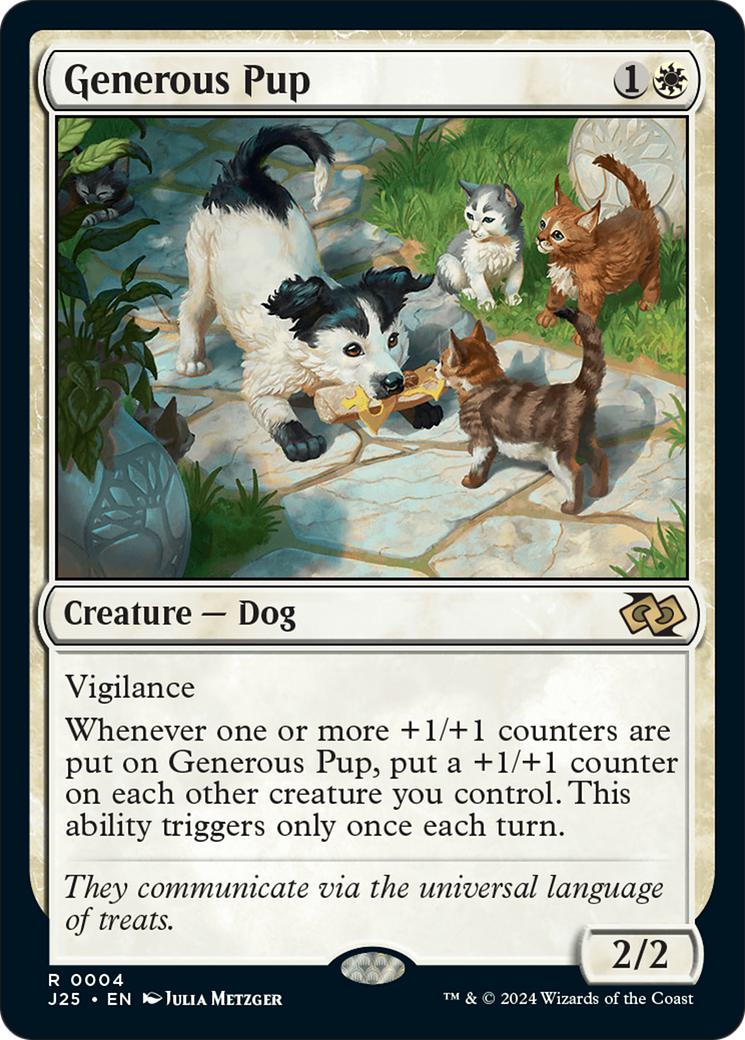 Generous Pup [4] [Foundations: Jumpstart] [Non-Foil]