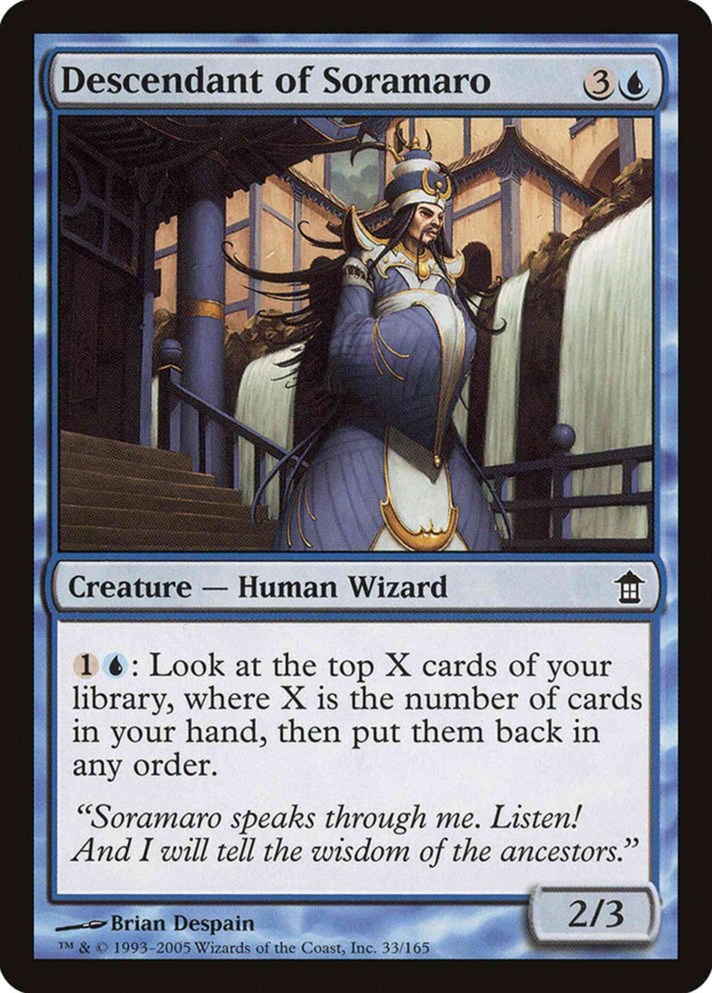 Descendant of Soramaro [33] [Saviors of Kamigawa] [Non-Foil]