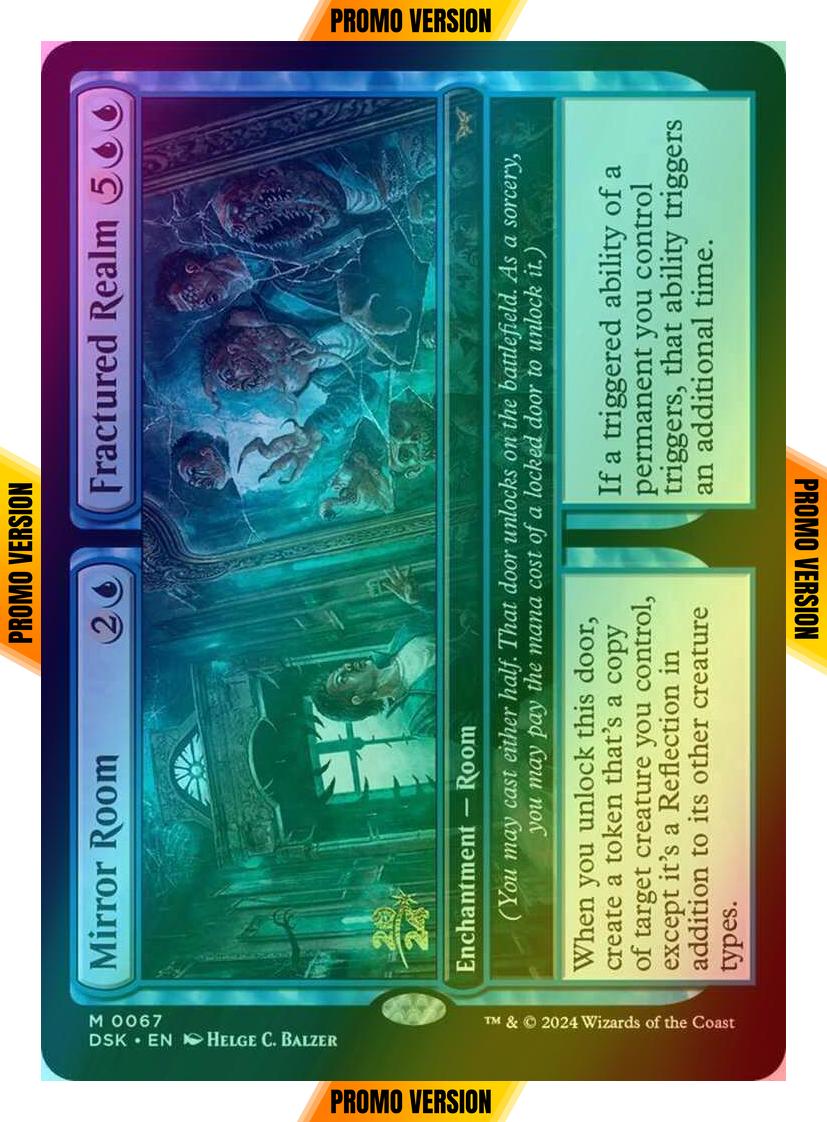 Mirror Room // Fractured Realm [67s] [Prerelease] [Duskmourn: House of Horror: Promos] [Foil]