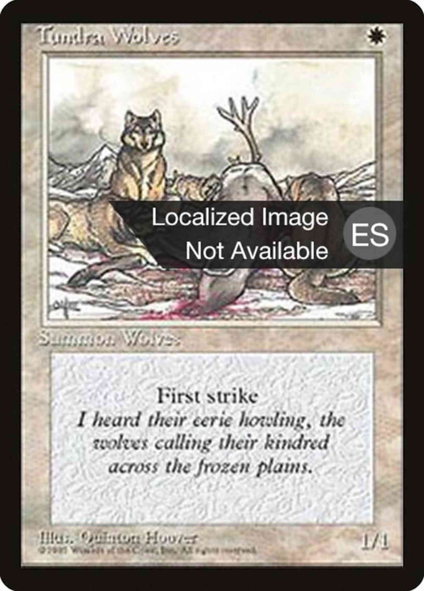 Tundra Wolves - Portuguese [53] [Fourth Edition Black Border: Portuguese] [Non-Foil]