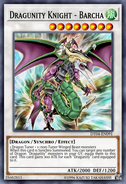 Dragunity Knight - Barcha - DT04-EN091 - Duel Terminal Super Parallel Rare - Duel Terminal