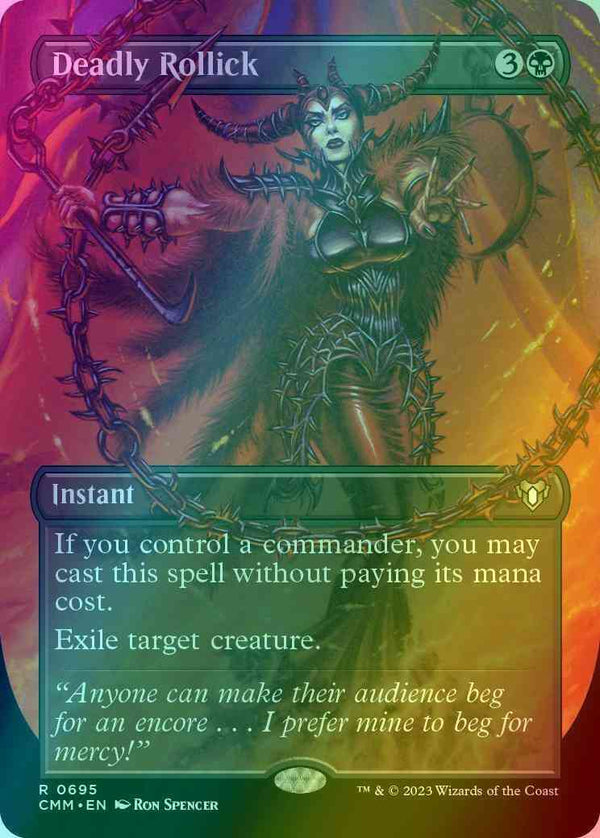 Deadly Rollick [695] [Borderless] [Frame Break] [Commander Masters] [Foil]