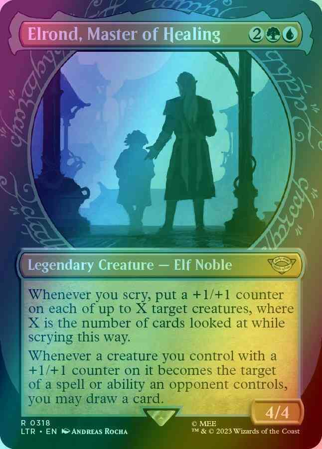 Elrond, Master of Healing [318] [Ring Showcase] [The Lord of the Rings: Tales of Middle-earth] [Foil]
