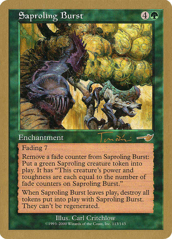Saproling Burst [jt113] [World Championship Decks 2001] [Non-Foil]