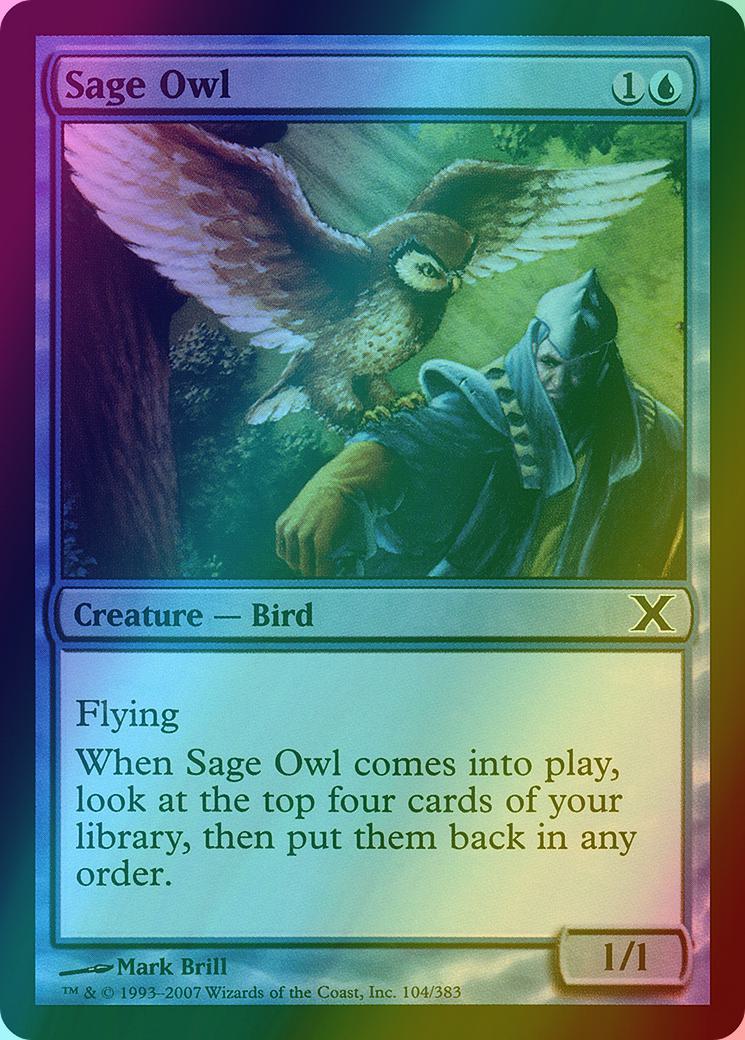 Sage Owl [104] [Tenth Edition] [Foil]