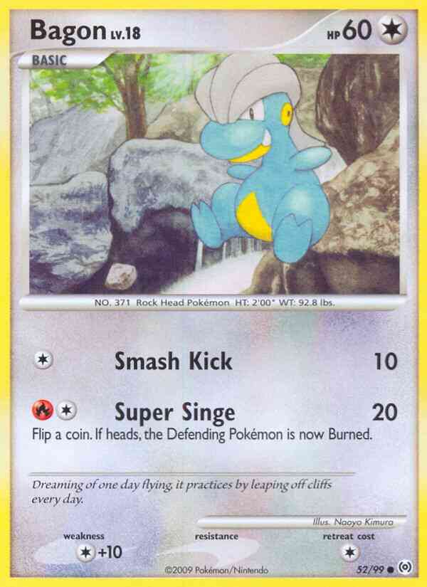 Bagon - 52/99 - Common [pl4-52] [Non-Holo]