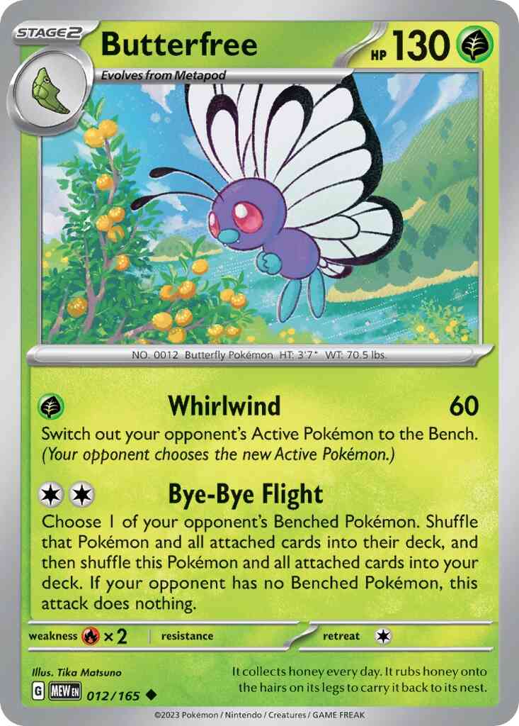 Butterfree - 012/165 - Uncommon [sv035-012] [Non-Holo]