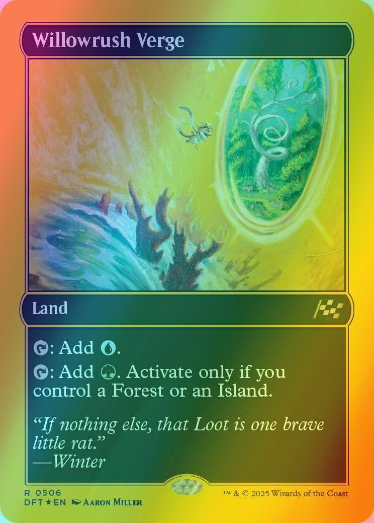 Willowrush Verge [506] [Aetherdrift] [First-place Foil]