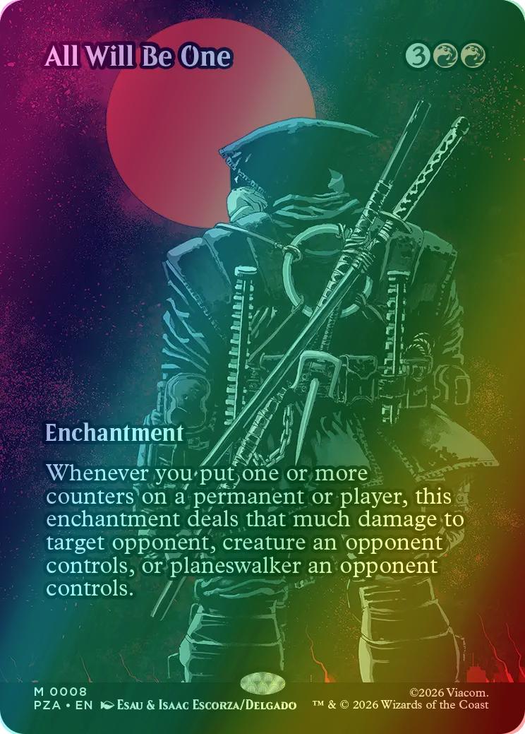 All Will Be One [8] [Borderless] [Teenage Mutant Ninja Turtles Source Material] [Foil]
