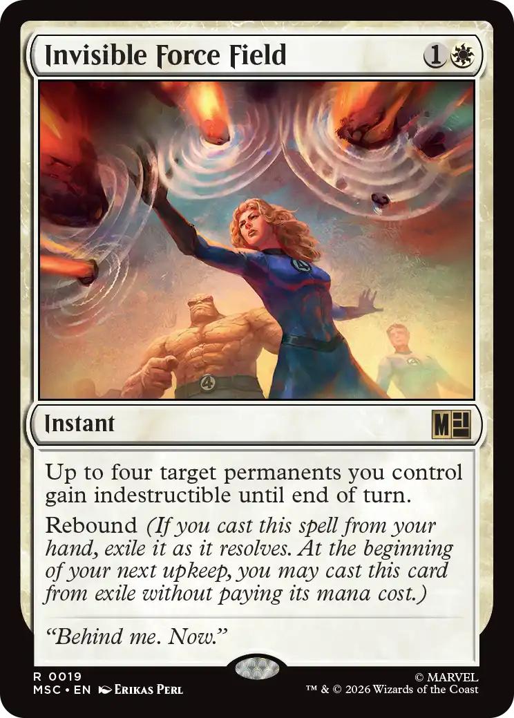 Invisible Force Field [19] [Marvel Super Heroes: Commander] [Non-Foil]