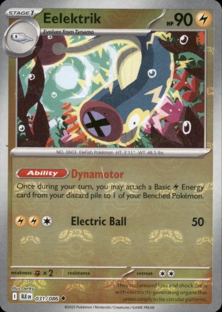 Eelektrik - Master Ball Pattern - 031/086 - Uncommon [sv105b-031] [Reverse Holo]