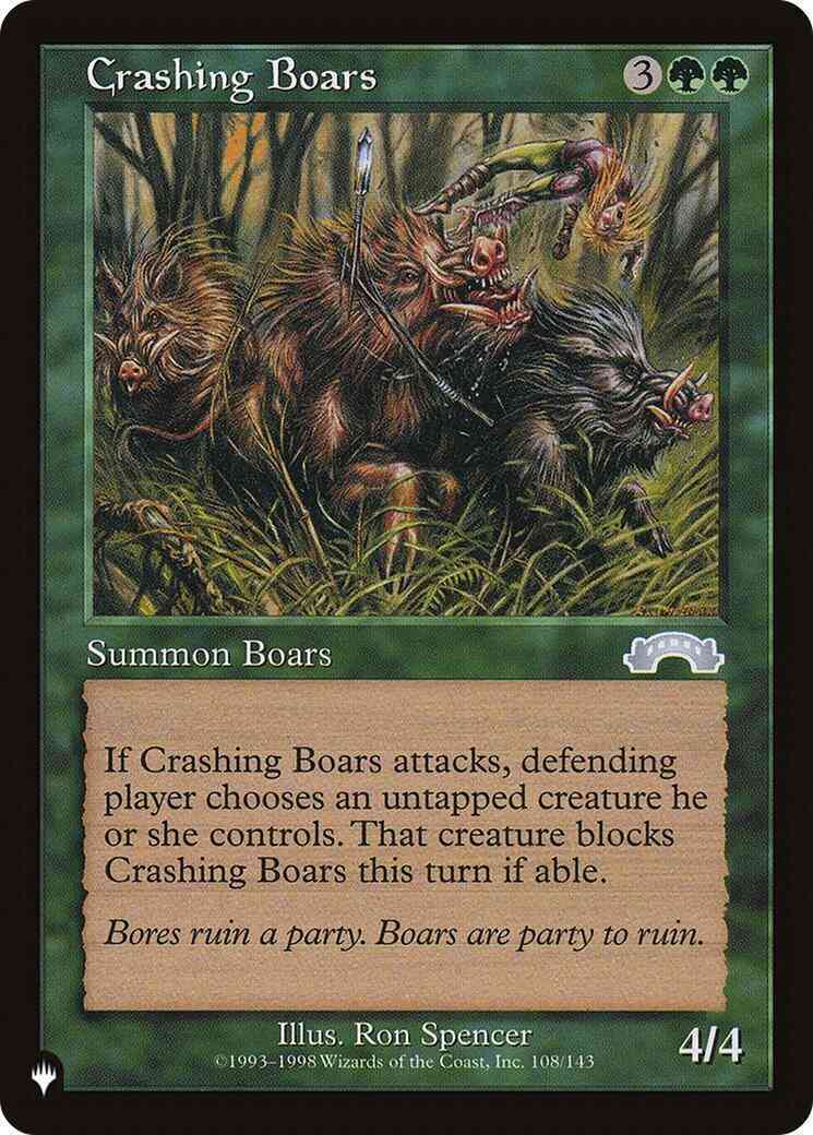 Crashing Boars [EXO-108] [The List] [Non-Foil]