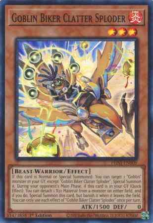 Goblin Biker Clatter Sploder - PHNI-EN009 - Super Rare - 1st Edition