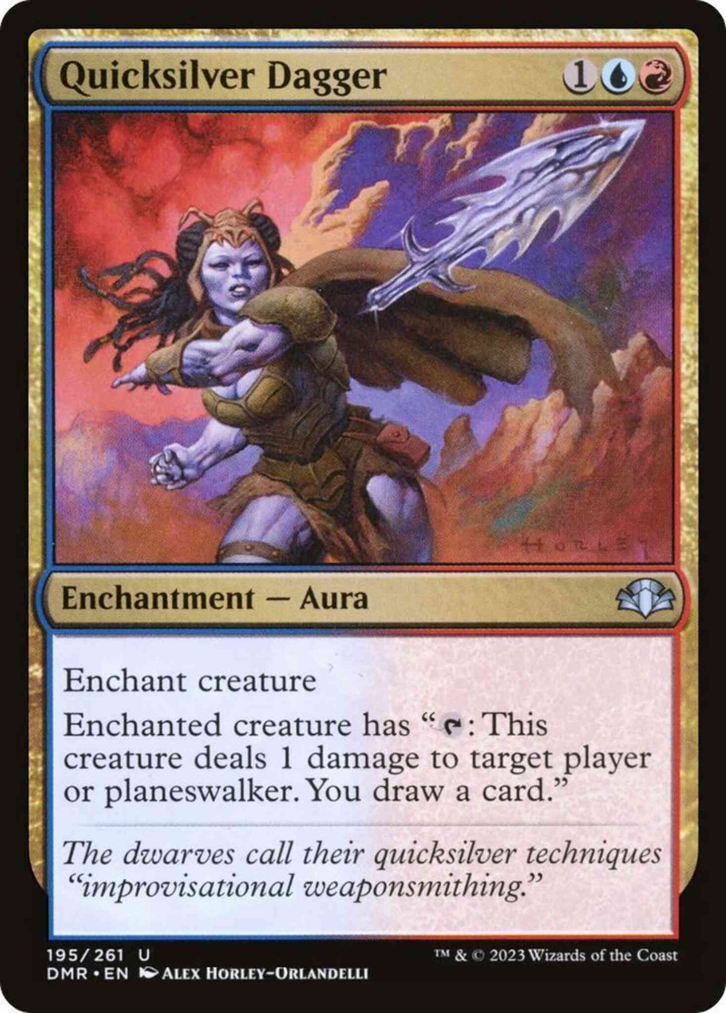 Quicksilver Dagger [195] [Dominaria Remastered] [Non-Foil]