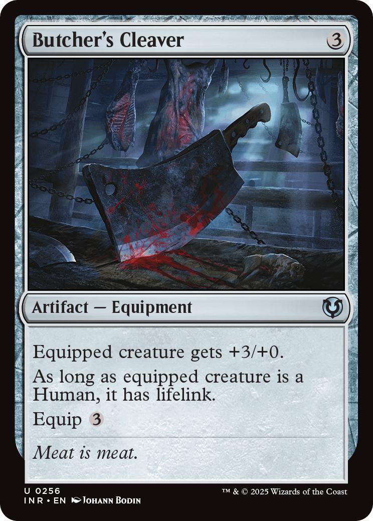 Butcher's Cleaver [256] [Innistrad Remastered] [Foil]