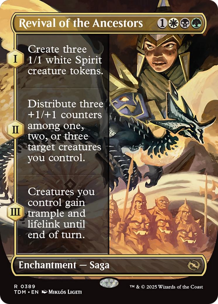 Revival of the Ancestors [389] [Borderless] [Tarkir: Dragonstorm] [Non-Foil]