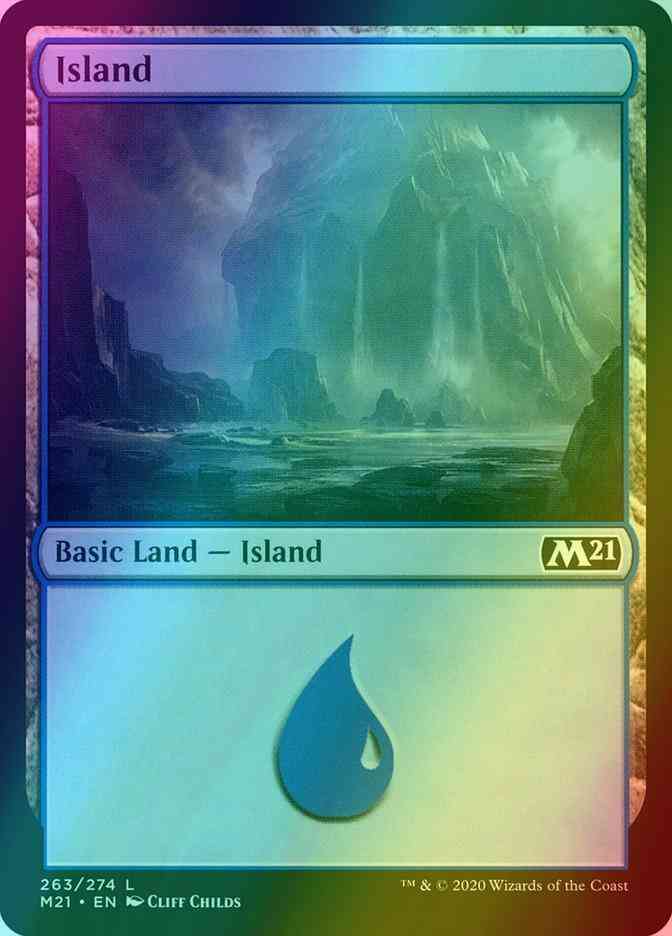 Island [263] [Core Set 2021] [Foil]