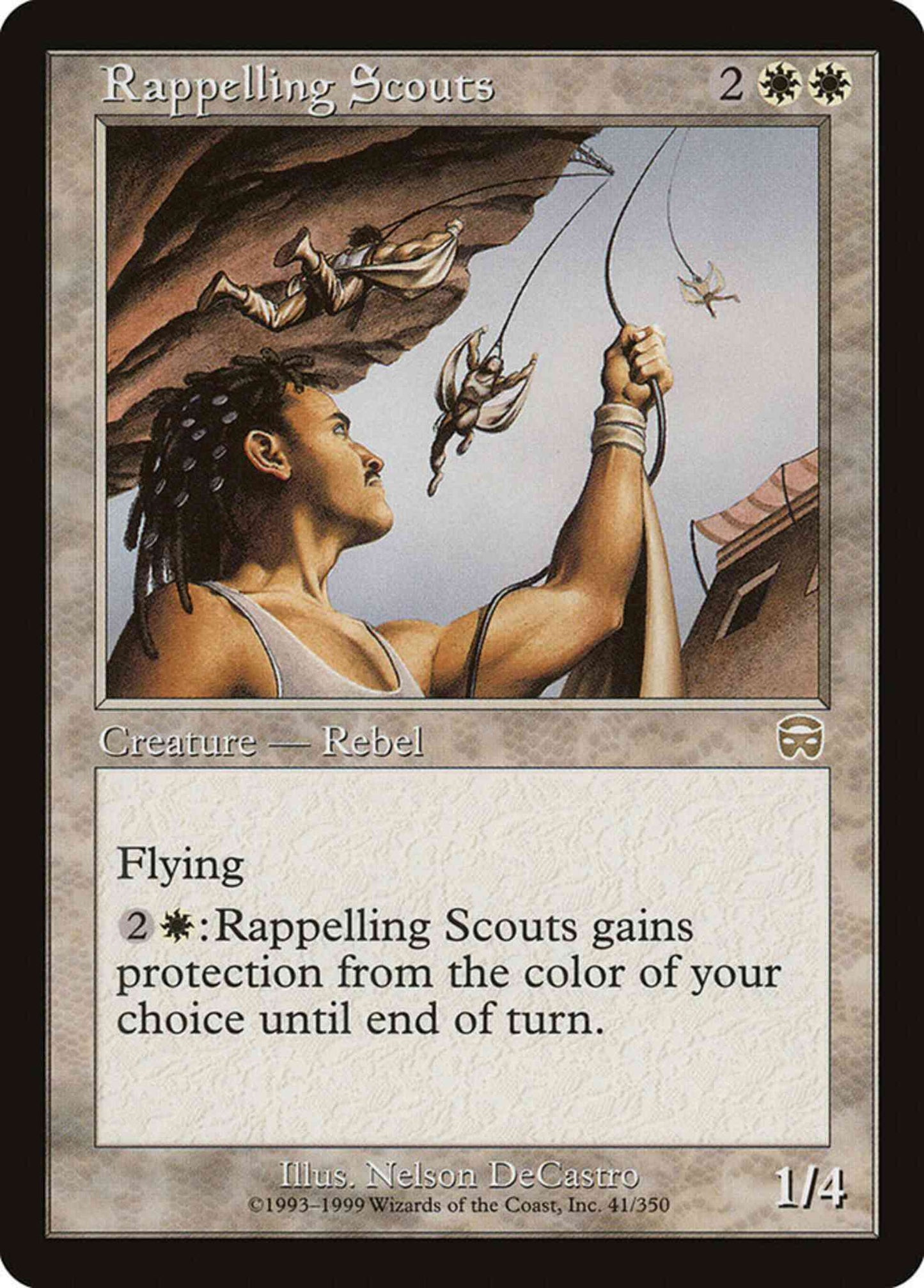 Rappelling Scouts [41] [Mercadian Masques] [Non-Foil]