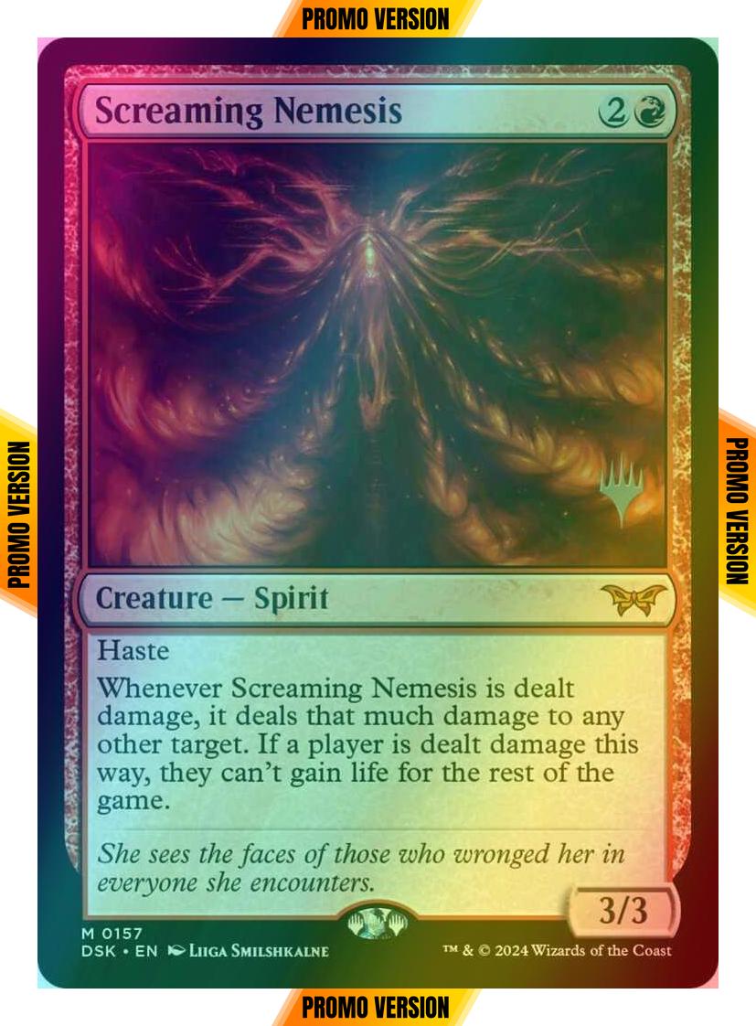 Screaming Nemesis [157p] [Promo Pack] [Duskmourn: House of Horror: Promos] [Foil]