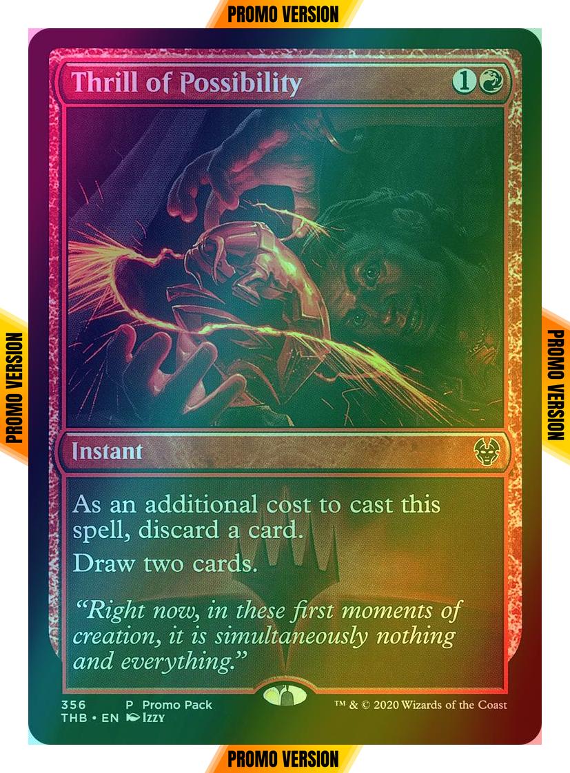 Thrill of Possibility [356] [Dark Frame Promo Pack] [Theros Beyond Death] [Foil]