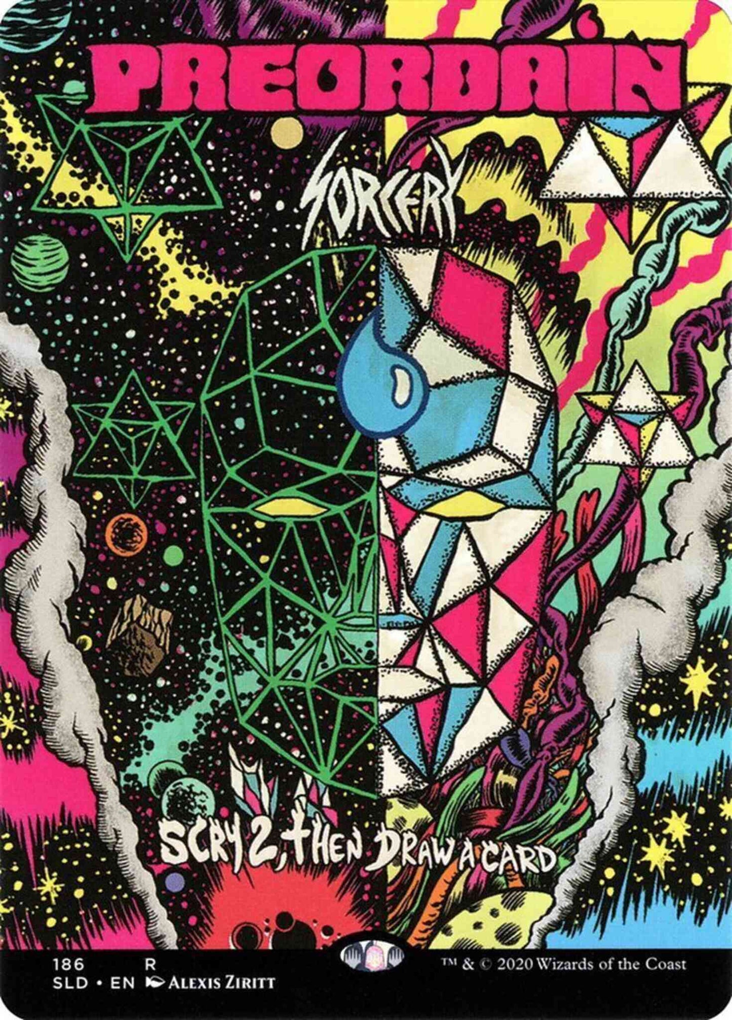 Preordain [0186] [Borderless] [Our Show Is On Friday] [Secret Lair Drop] [Non-Foil]
