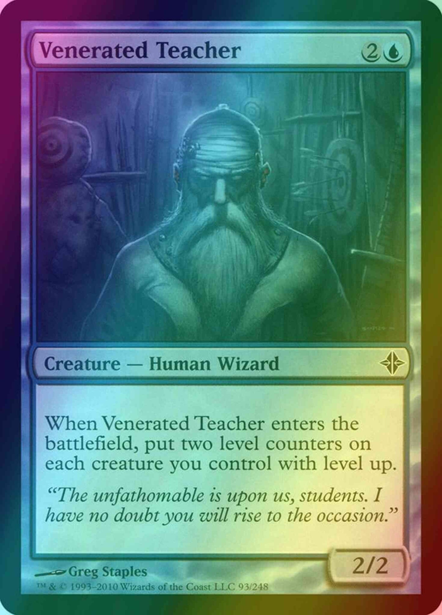 Venerated Teacher [93] [Rise Of The Eldrazi] [Foil]
