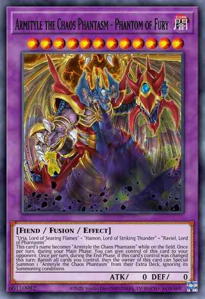 Armityle the Chaos Phantasm - Phantom of Fury - PHRA-EN035 - Ultra Rare - 1st Edition