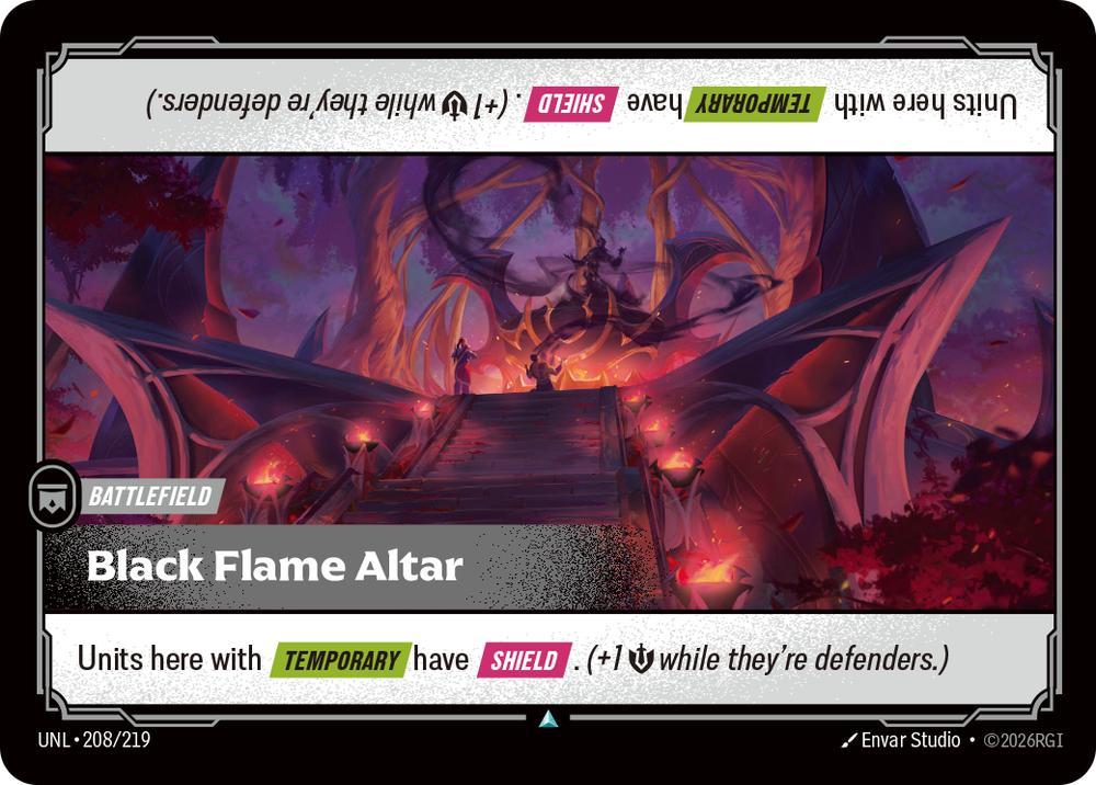 Black Flame Altar - 208/219 [Unleashed] [Non-Foil]