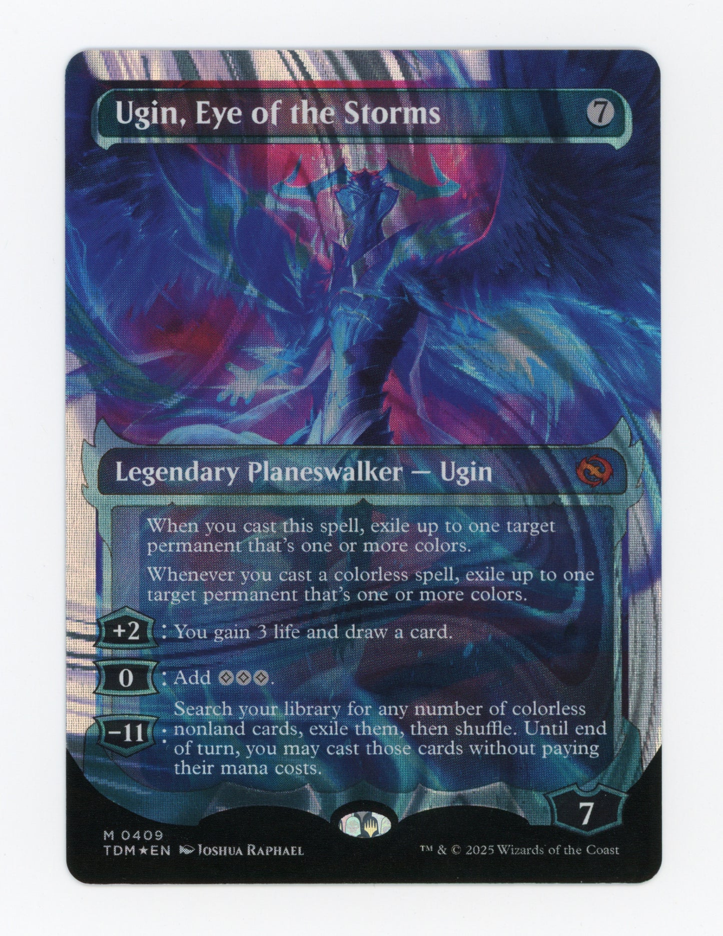 Ugin, Eye of the Storms — Ghostfire Showcase|Halo Foil — ID 19970