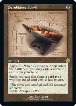 Semblance Anvil [115] [Retro Frame] [Schematic] [The Brothers' War Retro Artifacts] [Non-Foil]