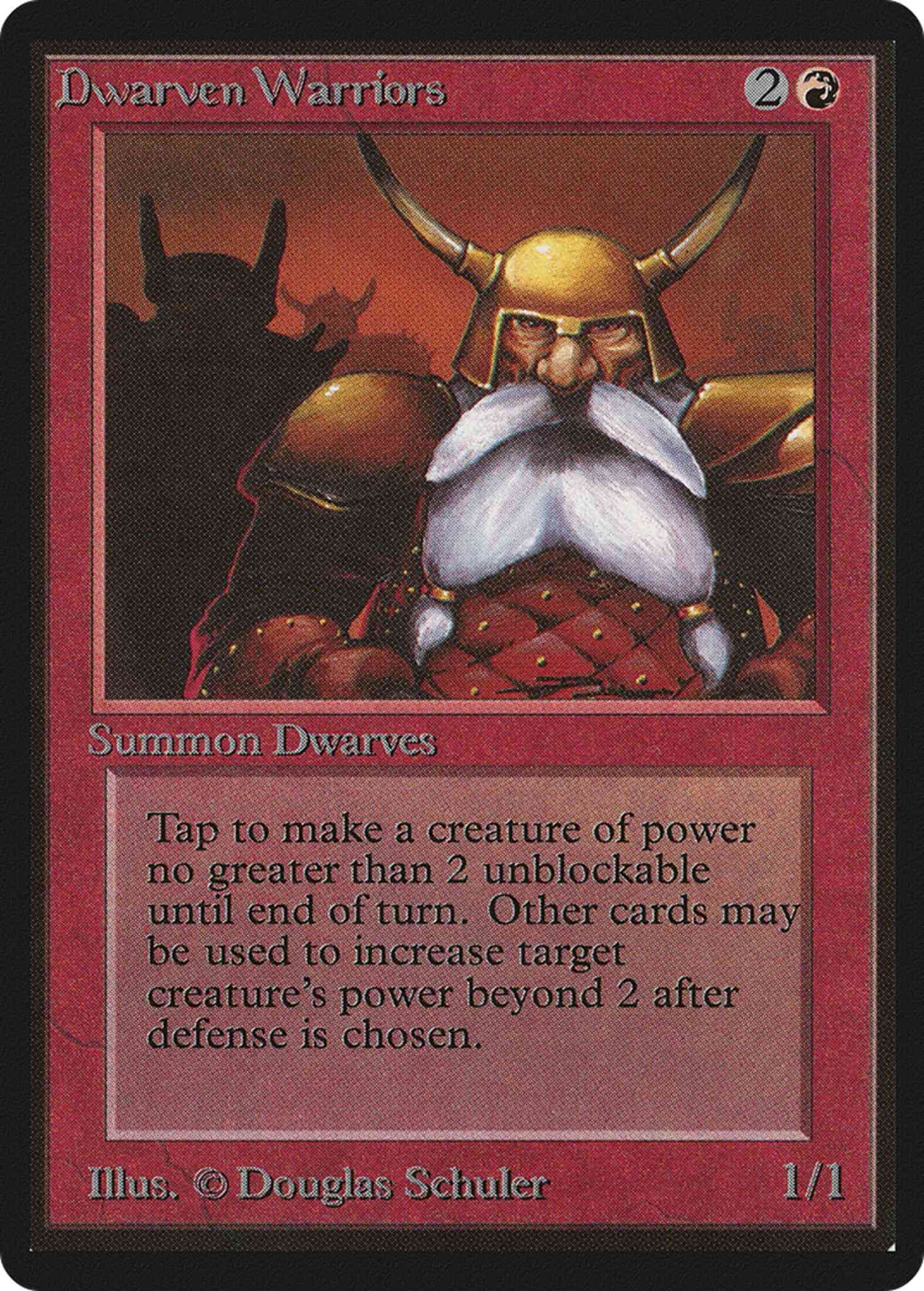 Dwarven Warriors [144] [Limited Edition Beta] [Non-Foil]