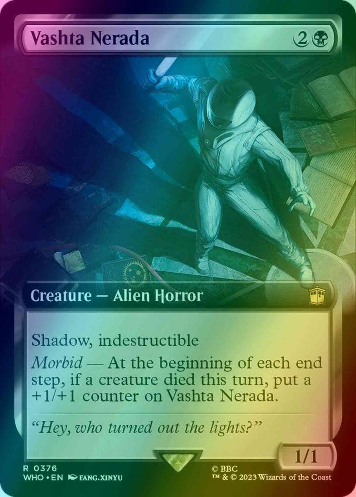 Vashta Nerada [376] [Extended Art] [Universes Beyond: Doctor Who] [Foil]