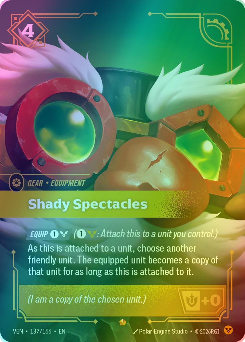 Shady Spectacles - 137/166 [Vendetta] [Foil]