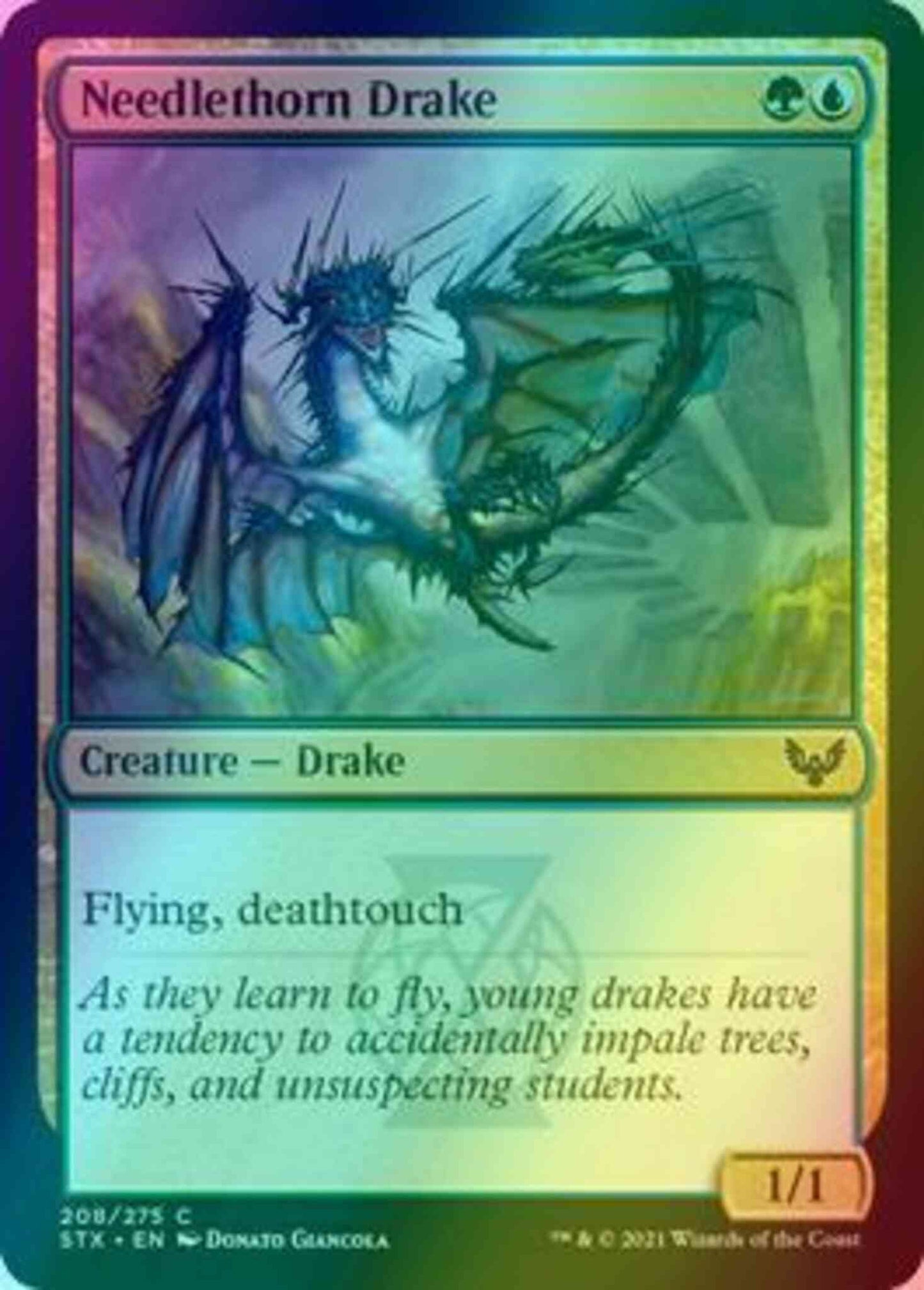 Needlethorn Drake [208] [Strixhaven: School of Mages] [Foil]