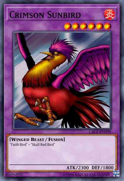 Crimson Sunbird - CBLZ-EN090 - Common - 1st Edition