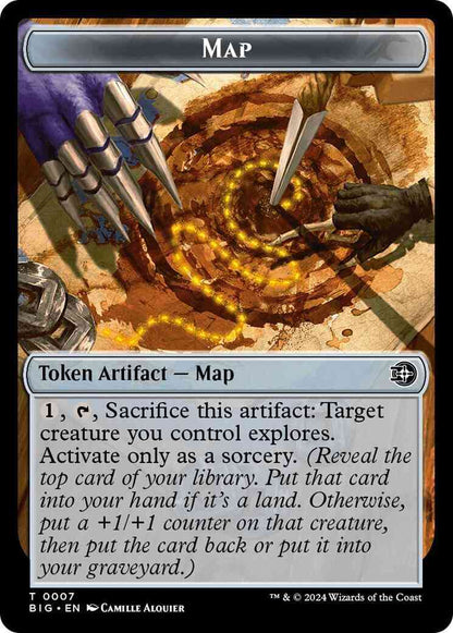 Map Token (07) // Plot Token (20) [The Big Score: Tokens] [Non-Foil]